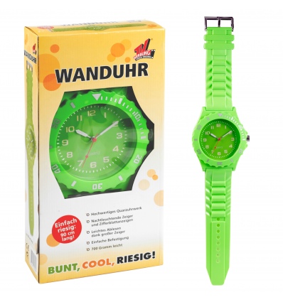 Wrist Watch Wall Clock - Green [080980]