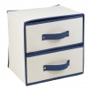 2 Drawer Fabric Storage Box [538693]