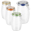 1.5L Ringed Glass Storage Jar [533278]