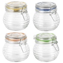 500ml Ringed Glass Storage Jar [533292]