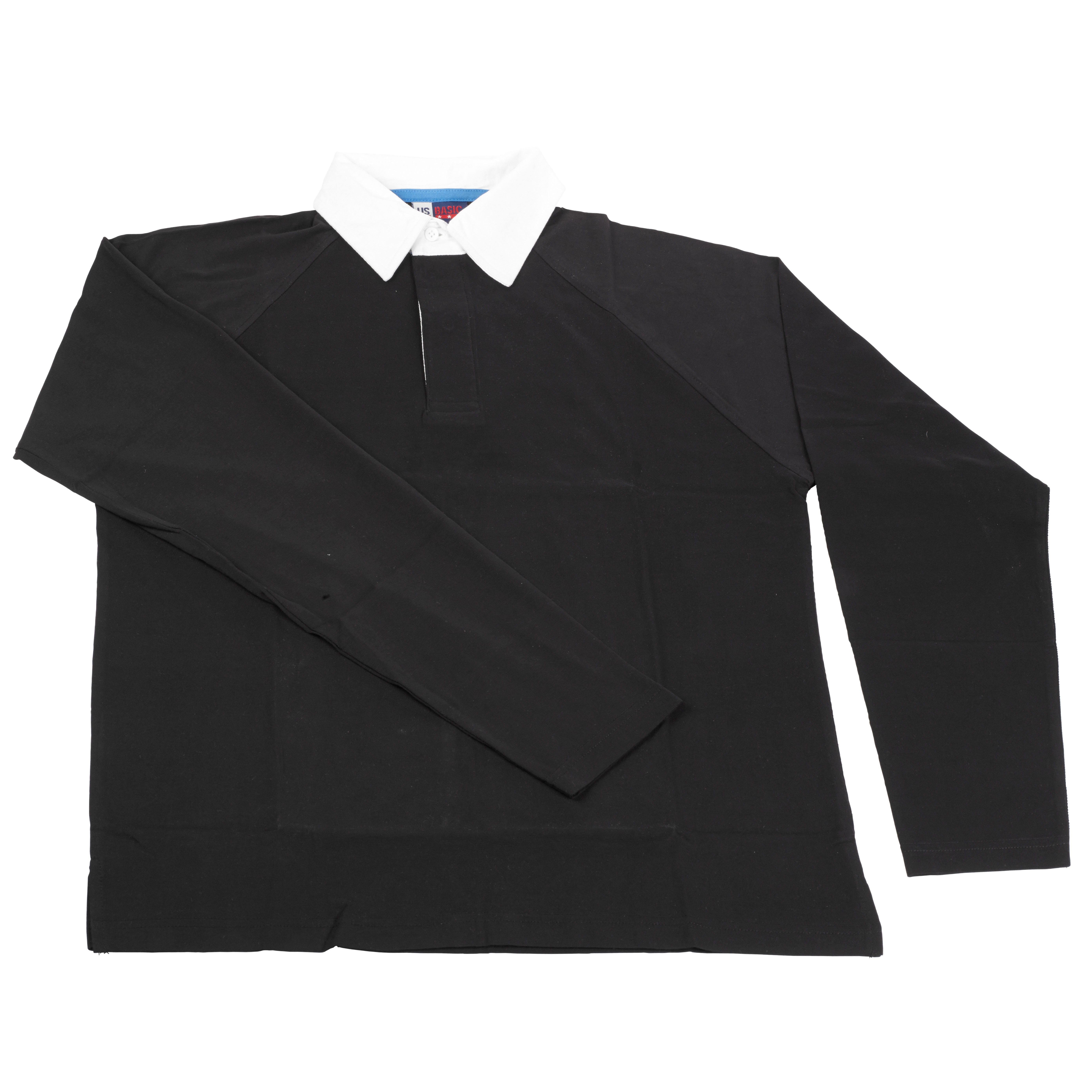 black rugby jumper