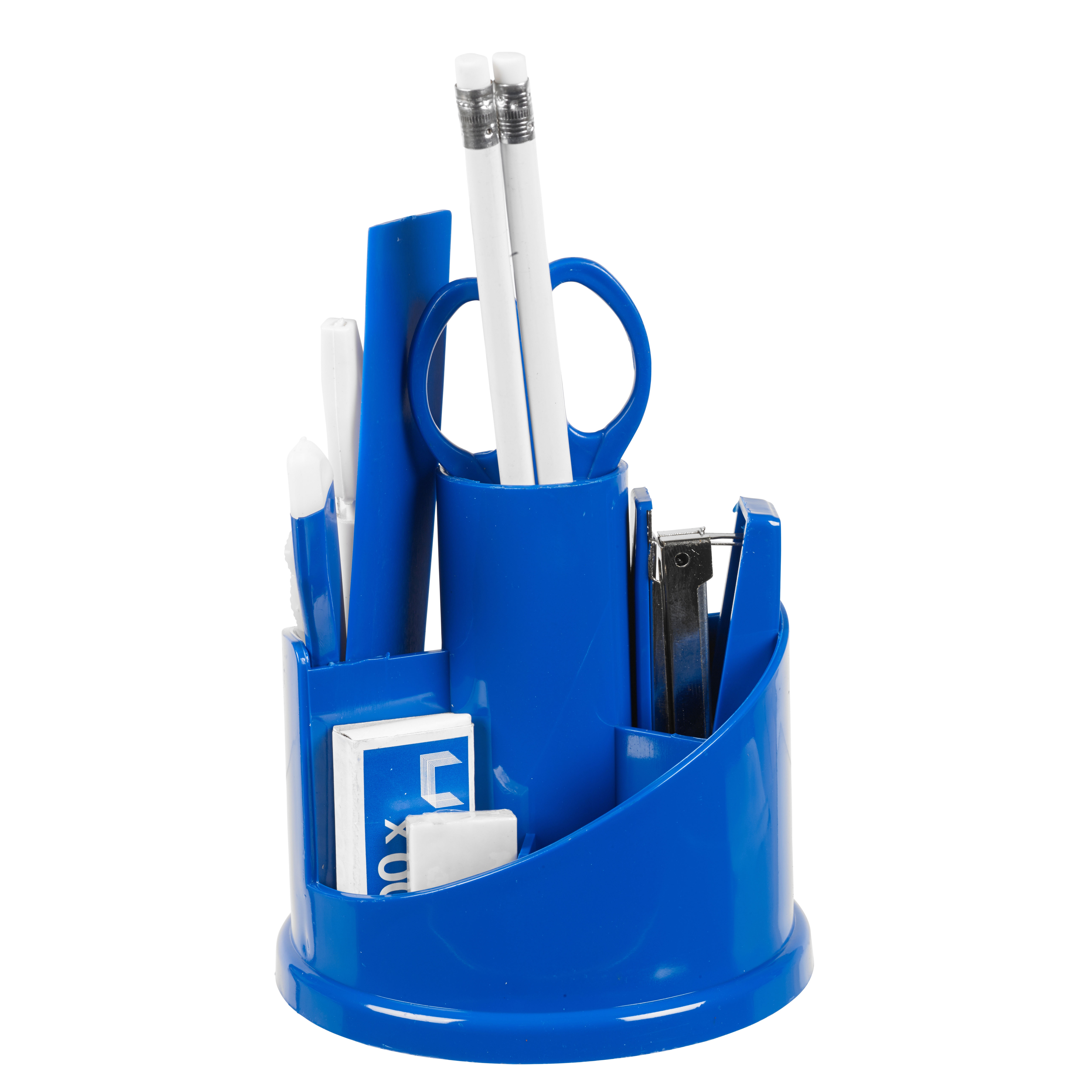 12pc Office Stationery Organiser Set Rotating Desk Tidy Pen Holder