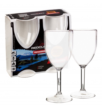 2pc Wineglasses Set Polycarbonate [539977]