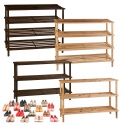 Wooden Shoe Rack