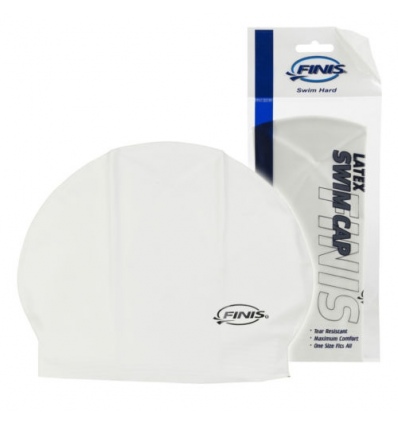 Latex Swimming Cap - White