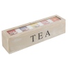 Wooden Tea Box White Washed [581501]