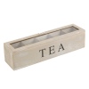 Wooden Tea Box White Washed [581501]