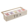 Wooden Tea Box White Washed [581501]