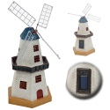 Solar Resin LED Windmill Light