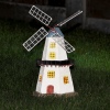 Solar Resin LED Windmill Light