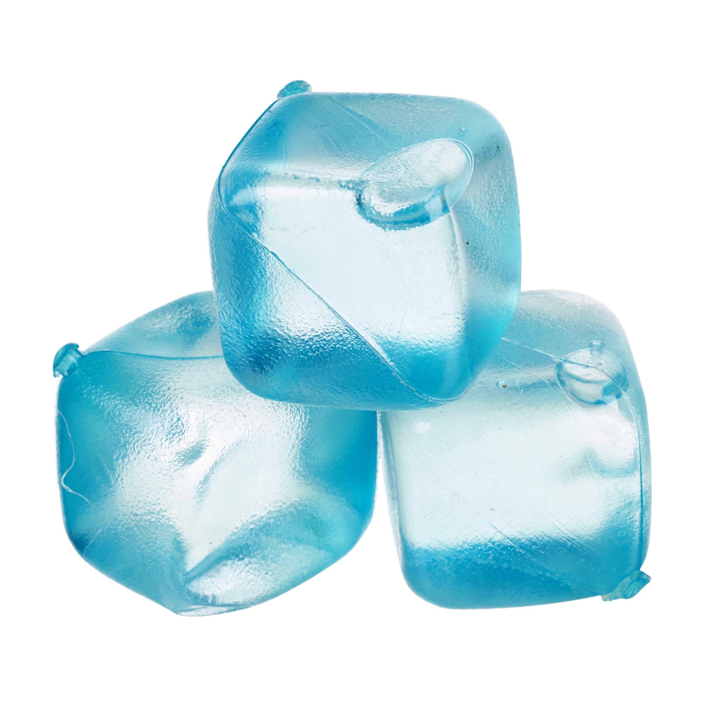 18 Pieces Plastic Ice Cubes Fruit Shaped Assorted Cool Cold Drinks Bar