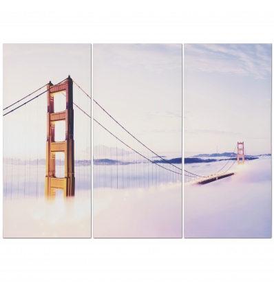 Golden Gate Triptych Canvas [131551]