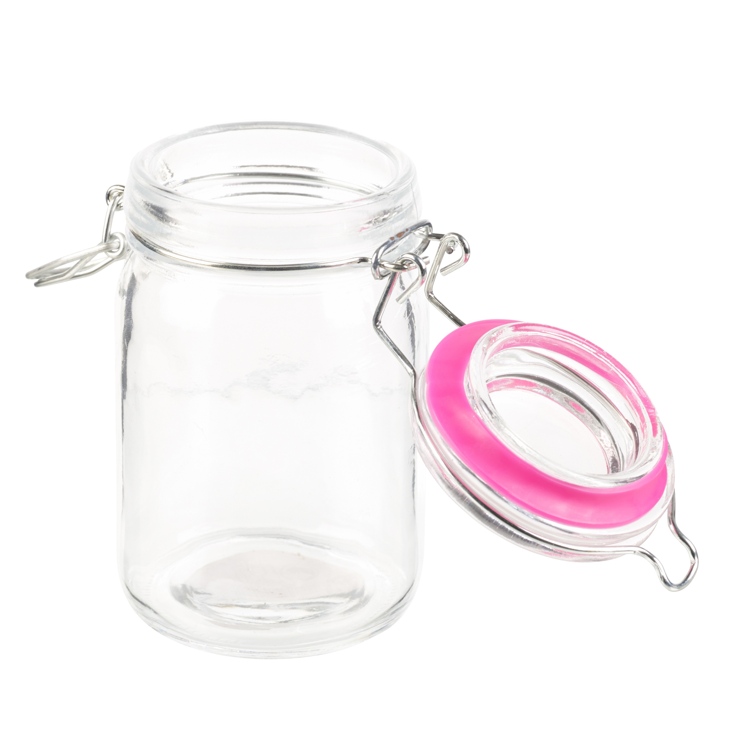 Small Clamp Lid Seal Storage Jam Jar Preserve Container Clipseal