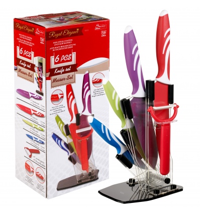 Knife set 4pc & peeler TPR [001051]