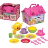 Barbie Tea Set In House 