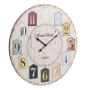 60cm Round Shabby Wall Clock Number Design [188916]