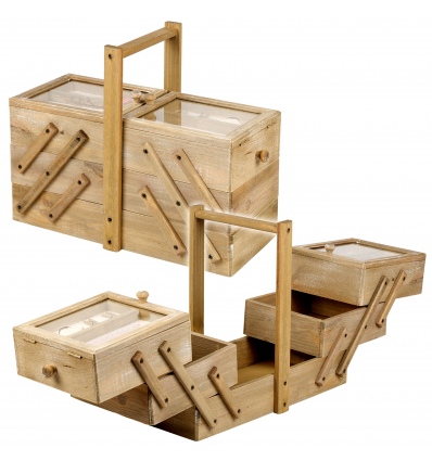 Cantilever Sewing Box Wooden [354090]