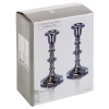 2pc Candle Holder Aluminium [391780]