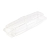 250 Clear Plastic Baguette Boxes