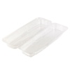 250 Clear Plastic Baguette Boxes