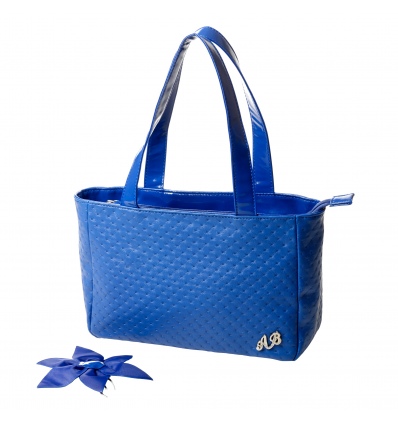 Small Tote Handbag Blue [AB0421BL]