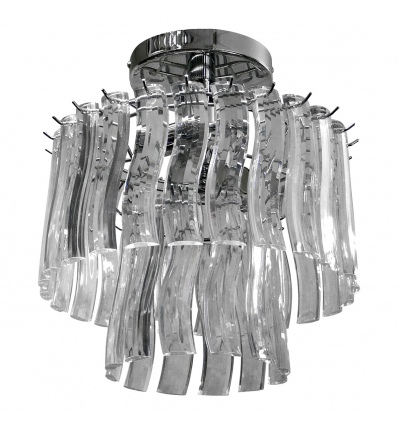 Catania 2 Light Chrome/Clear Chandelier [233418]