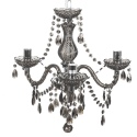 Tuscany 3 Light Smoky Chandelier [233425]