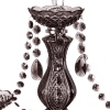 Tuscany 3 Light Smokey Chandelier [233425]