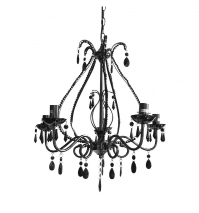 Brindisi 5 Light Black Chandelier [233456]