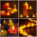 LED Flickering Candle Canvas [258893]