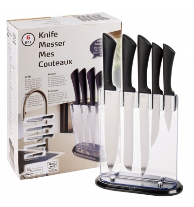 Knife Set & Stand 6pc [534268]