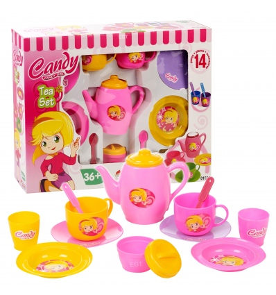 14pc Candy Girl Tea Set [01596]