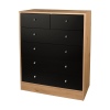 Malibu Furniture Set: Wardrobe, 4+2 Chest & Bedside Table