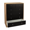 Malibu Furniture Set: Wardrobe, 4+2 Chest & Bedside Table