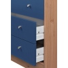 Malibu Furniture Set: Wardrobe, 4+2 Chest & Bedside Table