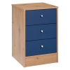 Malibu Furniture Set: Wardrobe, 4+2 Chest & Bedside Table