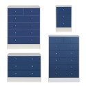 Malibu Blue on White Furniture Set