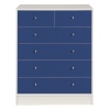 Malibu Blue on White Furniture Set