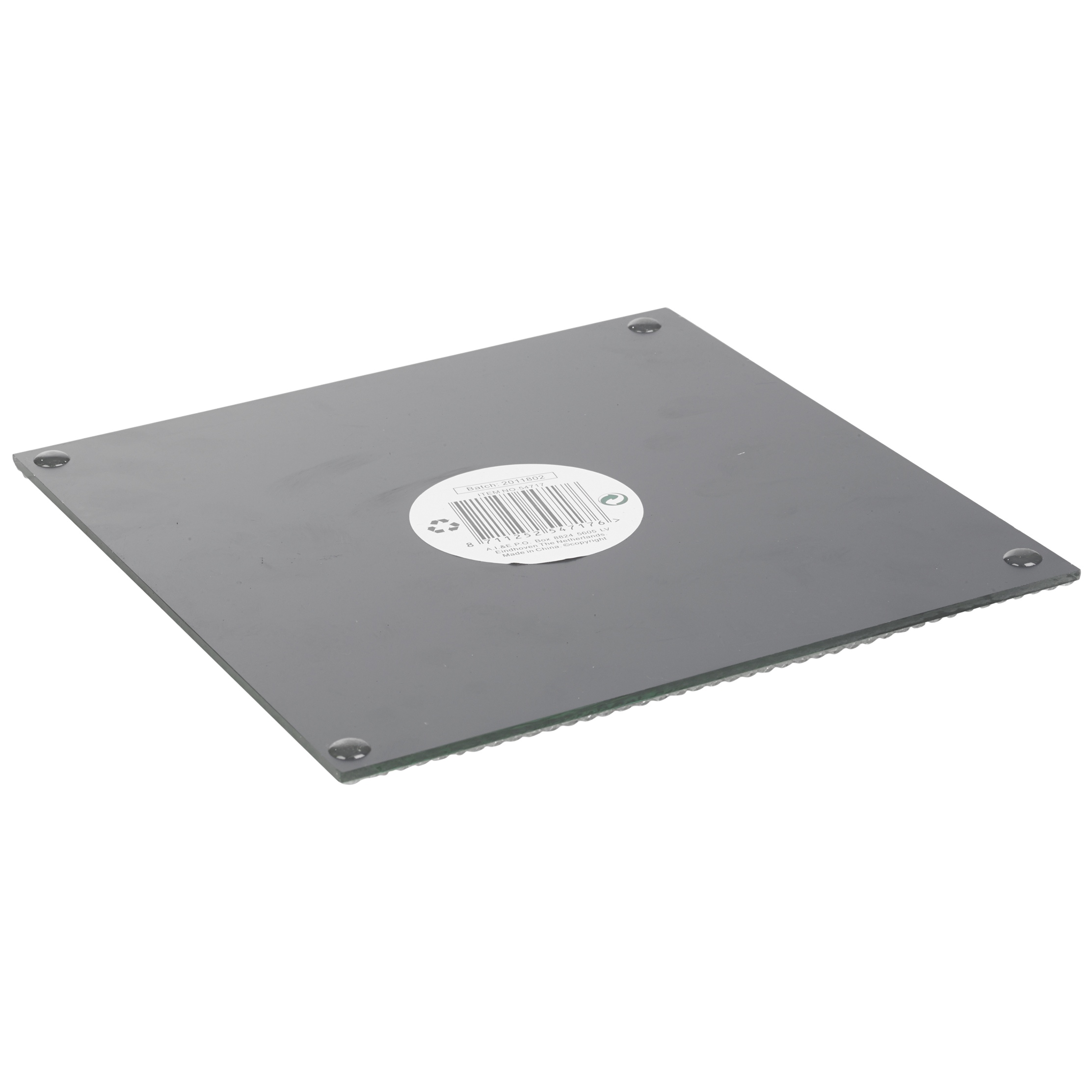 Glass Mirror Plates Table Decoration Centrepiece Base Sparkle Bead