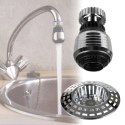 360° 2 Function Tap Aerator & Sink Sieve Set [915845]