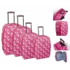 Set of 4 Designer Suitcases - Pink