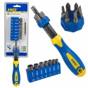 Kinzo 14pc Bit & Socket Ratchet Screwdriver Set Set [542041]