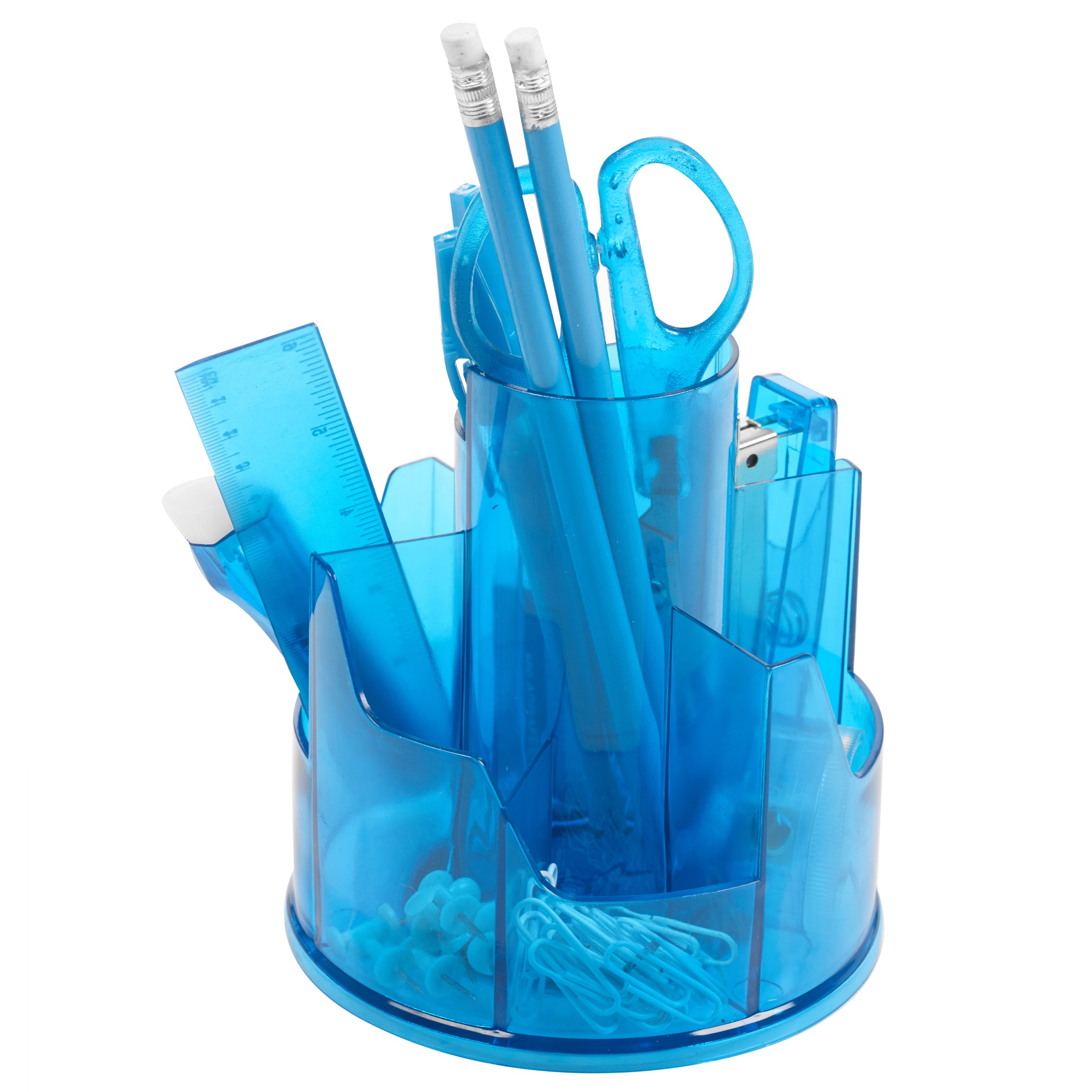 13pc Office Stationery Organiser Set Rotating Desk Tidy Pen Holder