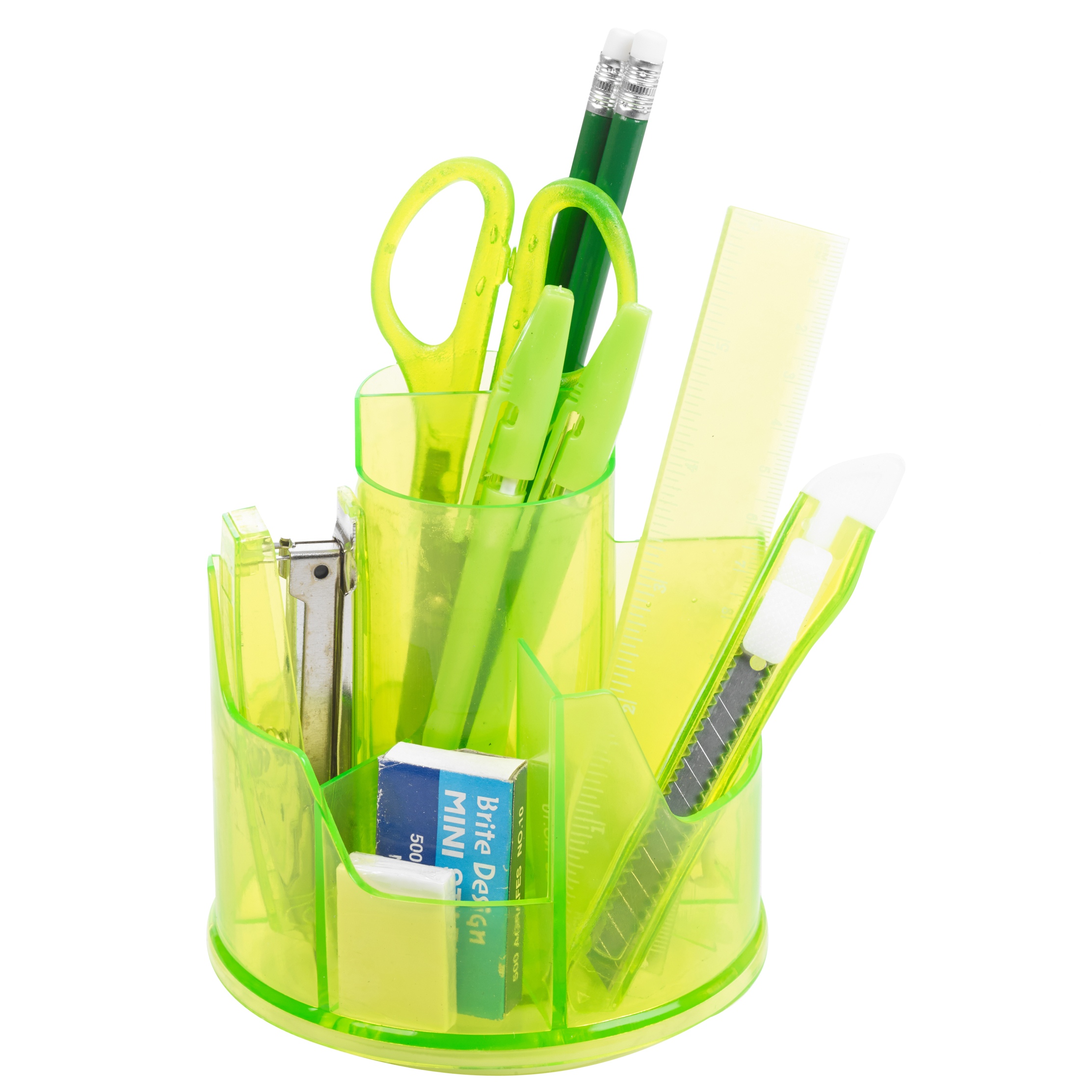 13pc Office Stationery Organiser Set Rotating Desk Tidy Pen Holder