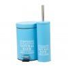 Elegance Natural Pedal Bin & Toilet Brush Set