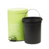 Elegance Natural Pedal Bin & Toilet Brush Set