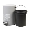 Elegance Natural Pedal Bin & Toilet Brush Set