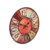 Wall Clock 38cm Glass Round [306852]