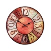 Wall Clock 38cm Glass Round [306852]