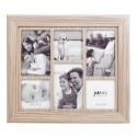 Natural Wood 6 Picture Photoframe [536532]